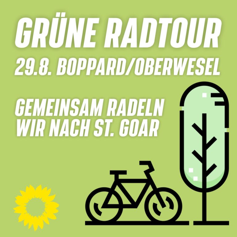 Grüne Radtour am Mittelrhein