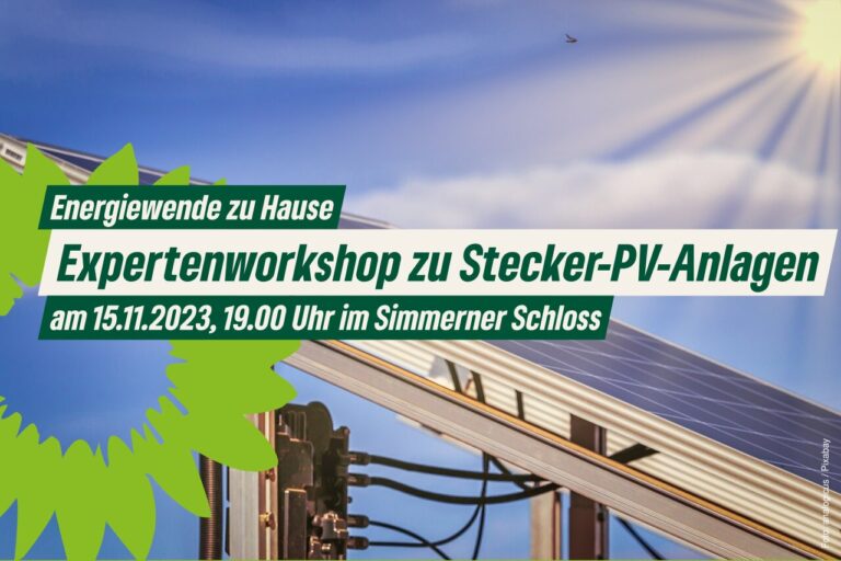 Energiewende Zuhause: Experten-Workshop zu Stecker-PV-Anlagen