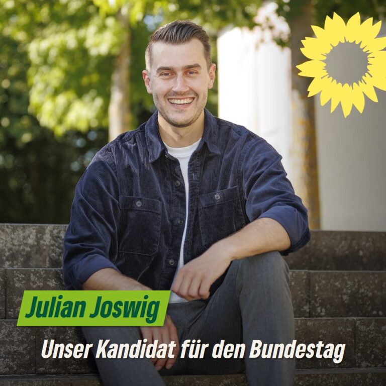 GRÜNE Rhein-Hunsrück nominieren Julian Joswig als Kandidaten zur Bundestagswahl 2025