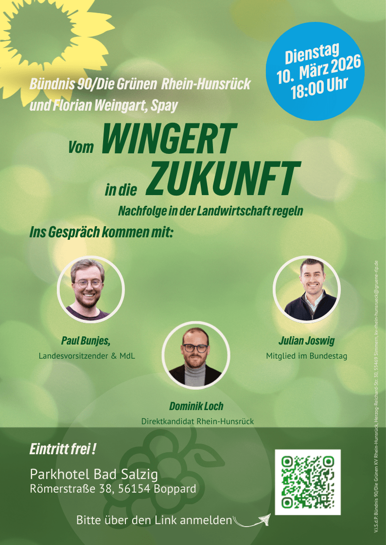 Vom Wingert in die Zukunft.
